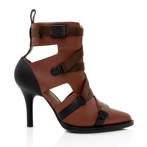 Chloe Leather Tracy Ankle Boots - Size 6.5 / 36.5 (SHF-18837)