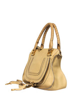 Chloe - Light Yellow Pebbled Leather "Marcie" Convertible Satchel