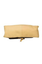 Chloe - Light Yellow Pebbled Leather "Marcie" Convertible Satchel
