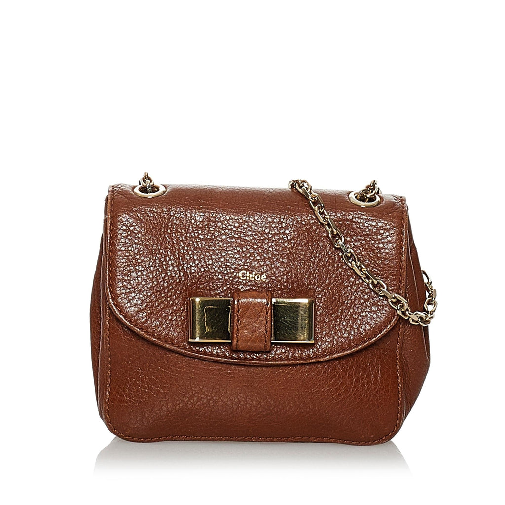 Chloe Lily Leather Crossbody Bag (SHG-31333)