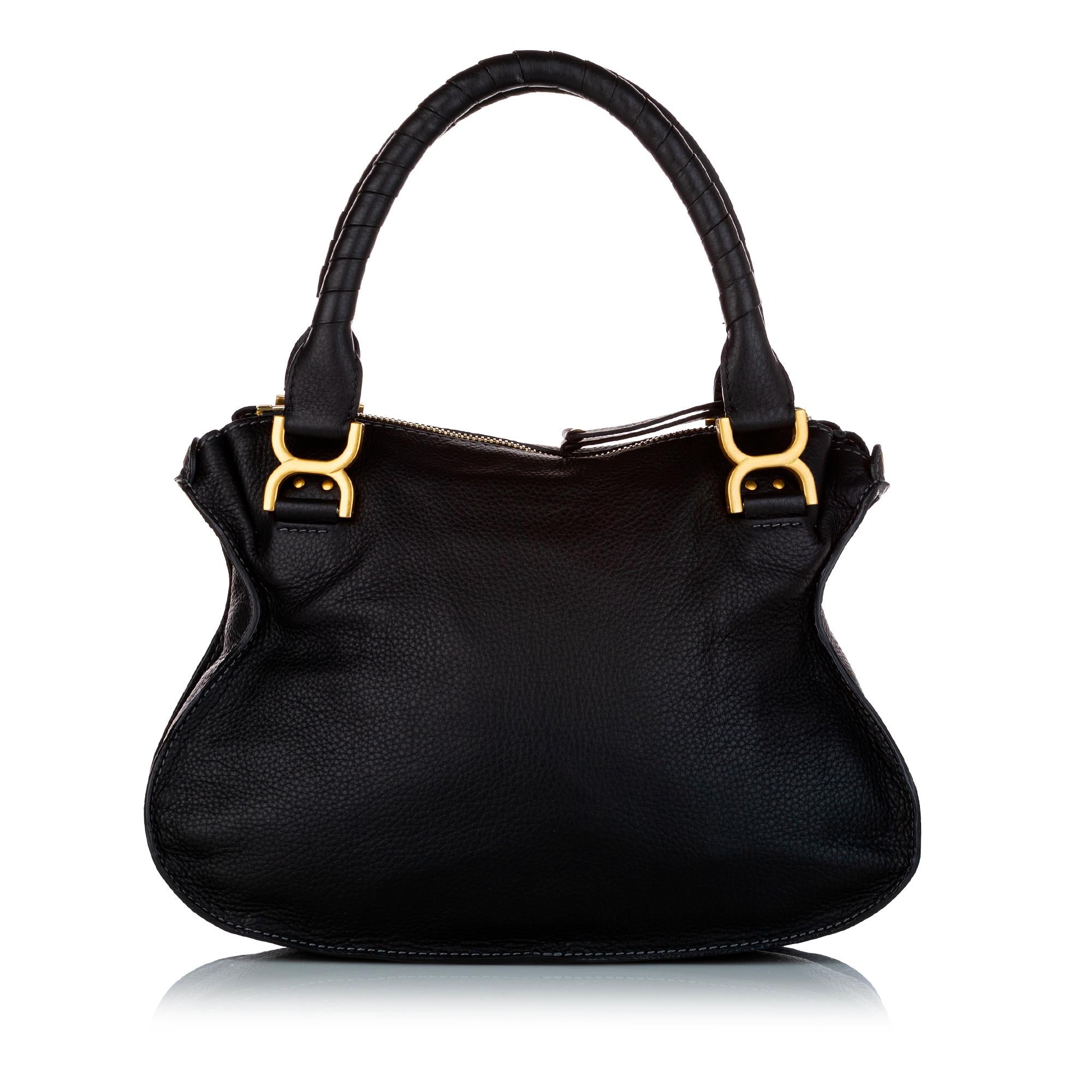 Chloe Marcie Leather Satchel (SHG-25956)