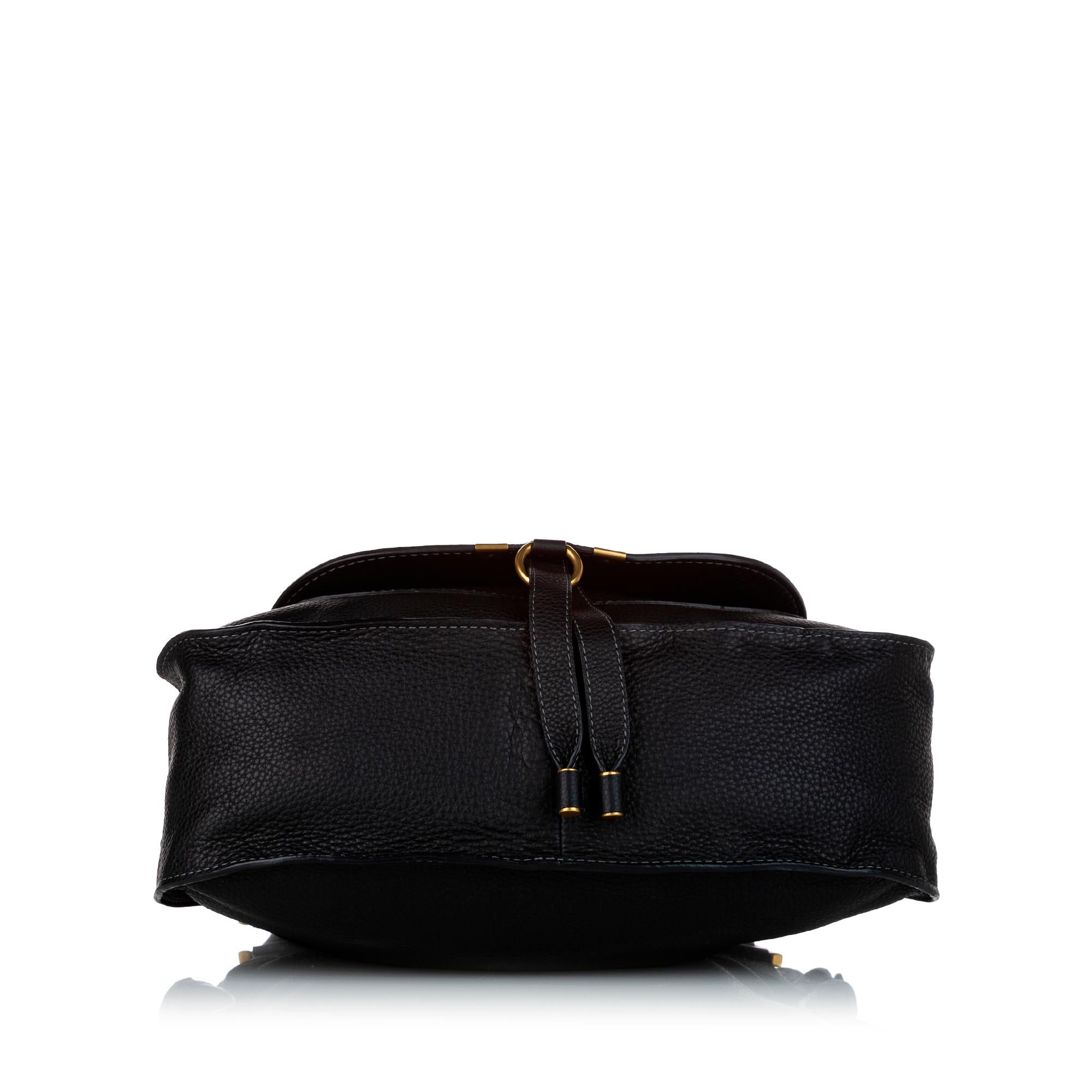 Chloe Marcie Leather Satchel (SHG-25956)