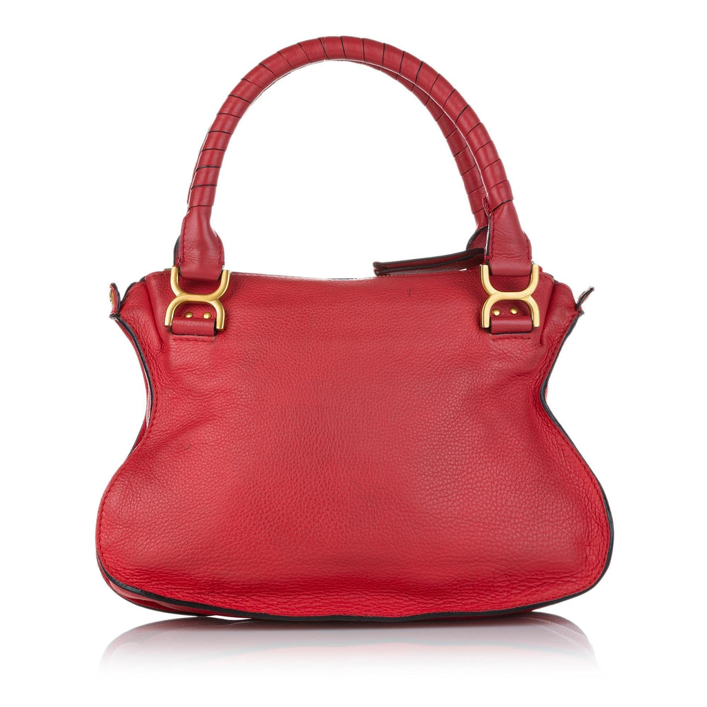 Chloe Marcie Leather Satchel (SHG-26678)