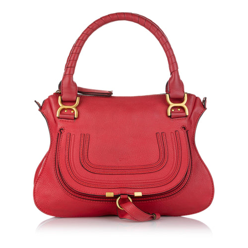Chloe Marcie Leather Satchel (SHG-26678)