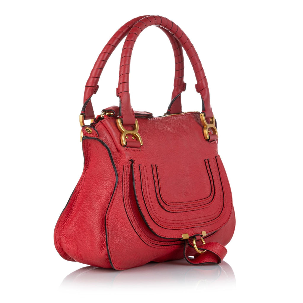 Chloe Marcie Leather Satchel (SHG-26678)