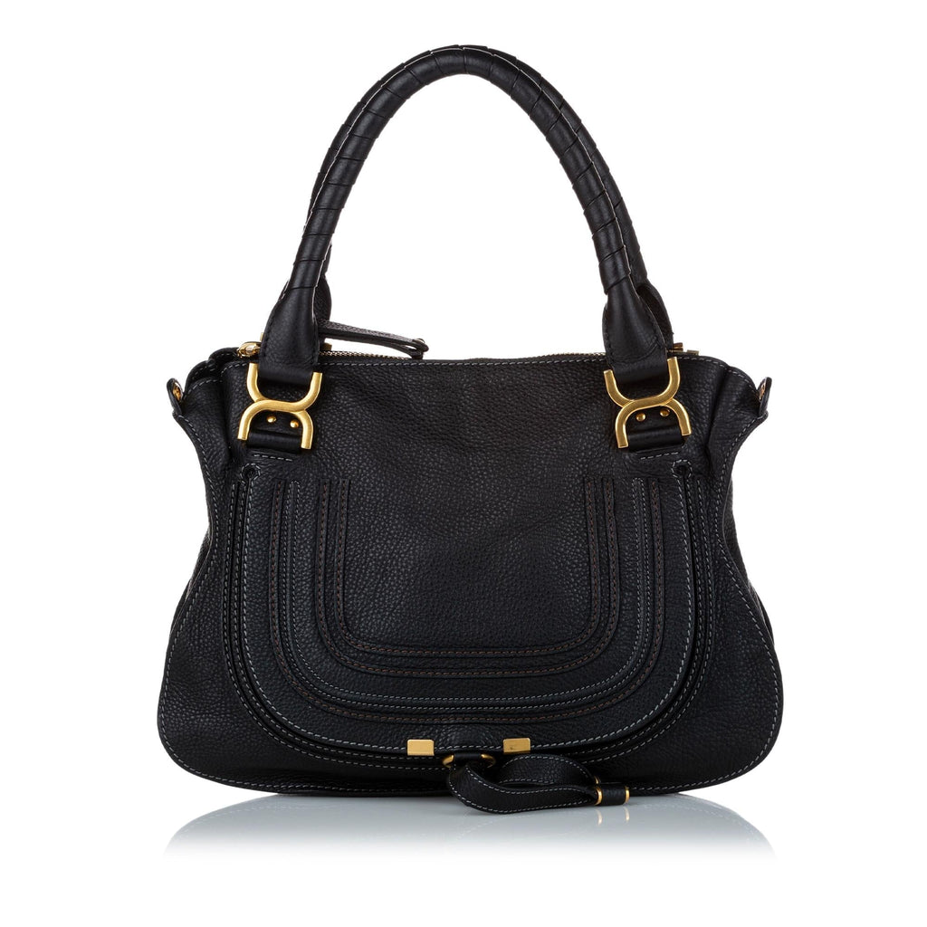 Chloe Marcie Leather Satchel (SHG-29831)