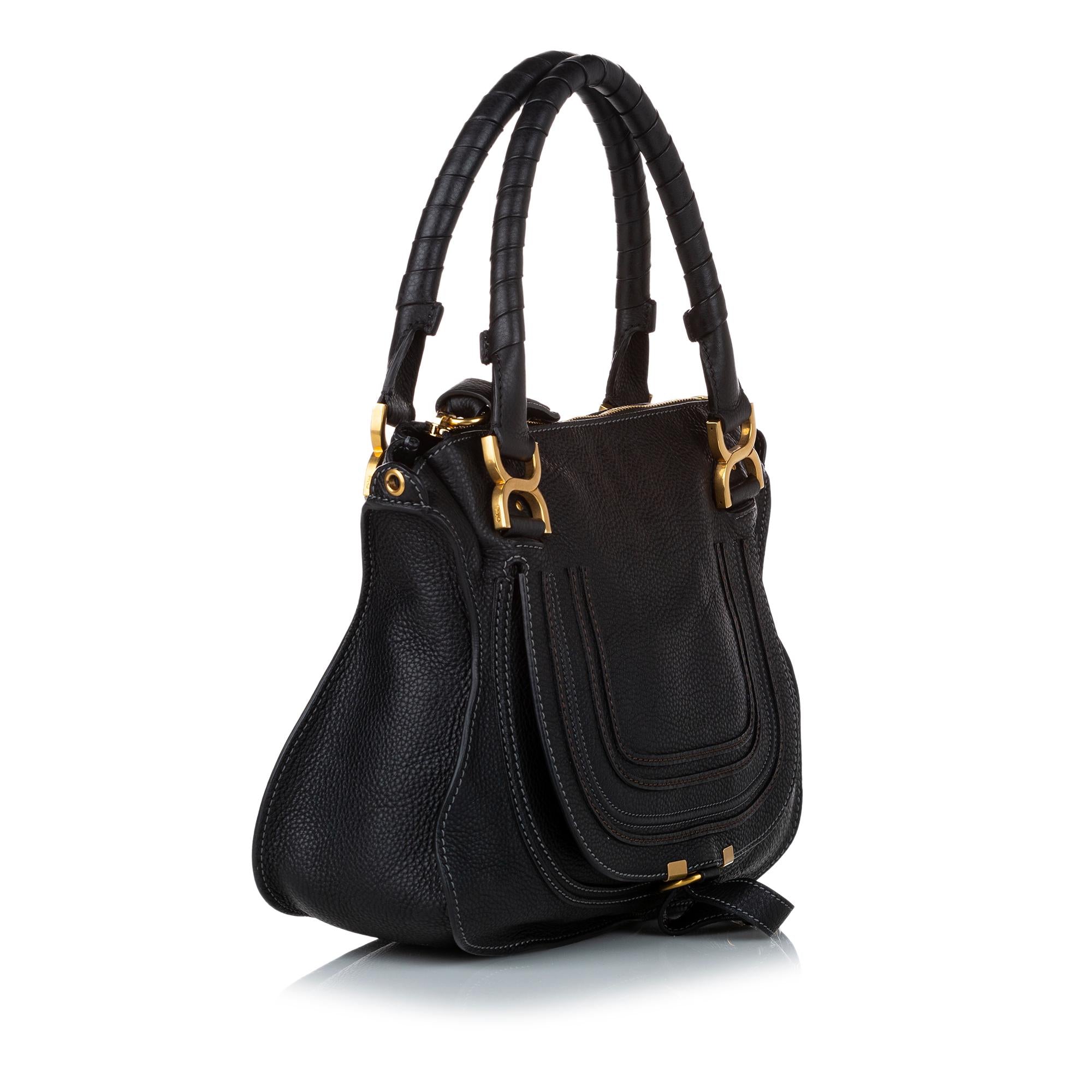 Chloe Marcie Leather Satchel (SHG-29831)
