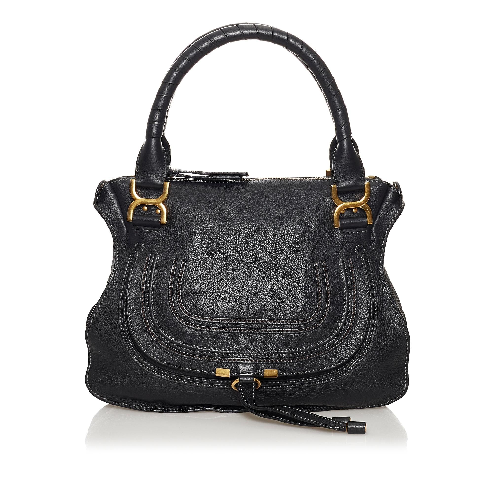 Chloe Marcie Leather Satchel (SHG-30044)