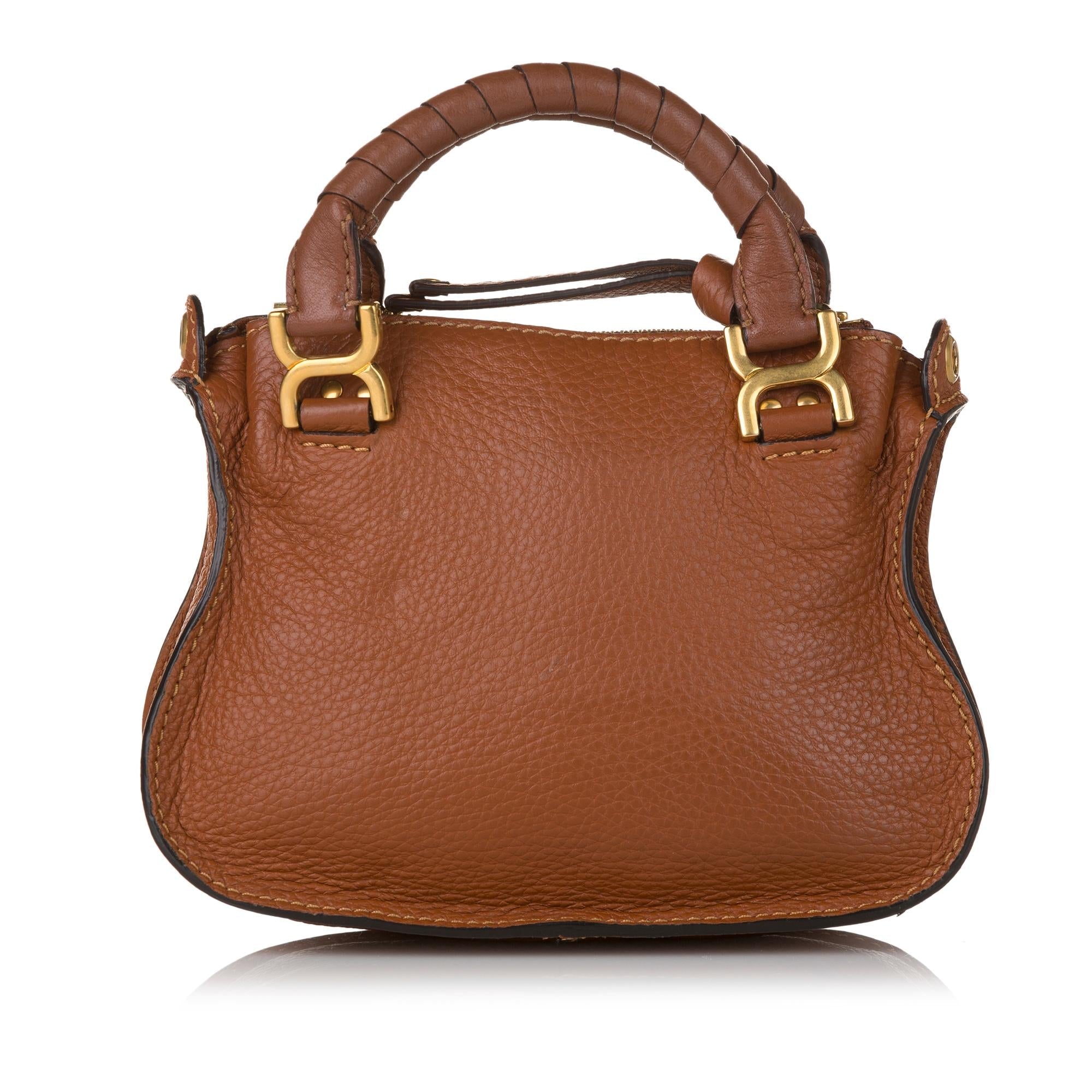 Chloe Marcie Leather Satchel (SHG-31283)