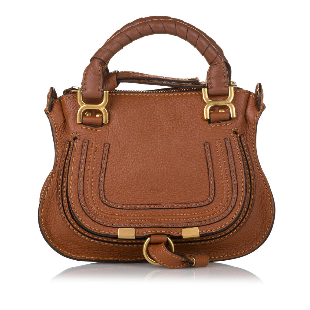 Chloe Marcie Leather Satchel (SHG-31283)