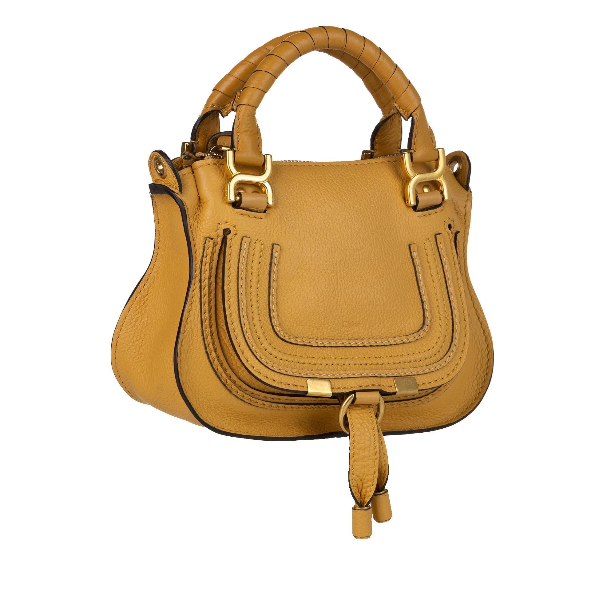 Chloe Marcie Leather Satchel (SHG-33103)