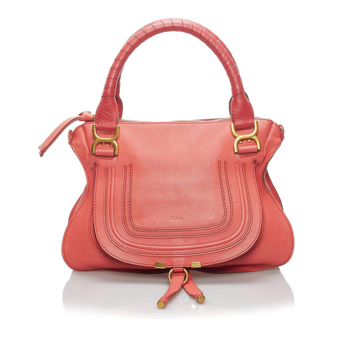 Chloe Marcie Leather Satchel (SHG-34205)