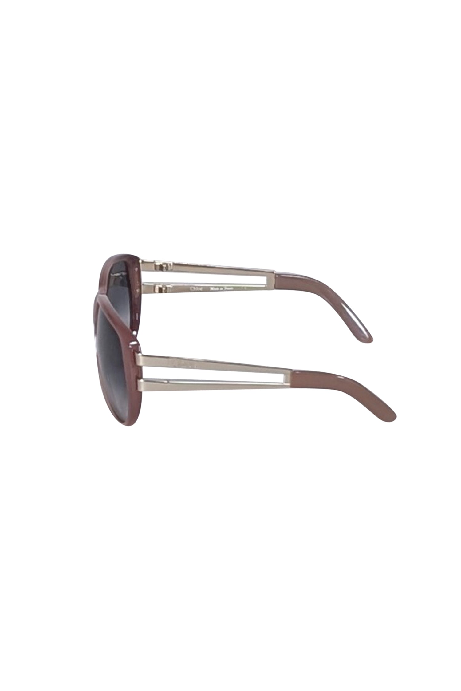 Chloe - Mauve Pink Large Frame Sunglasses