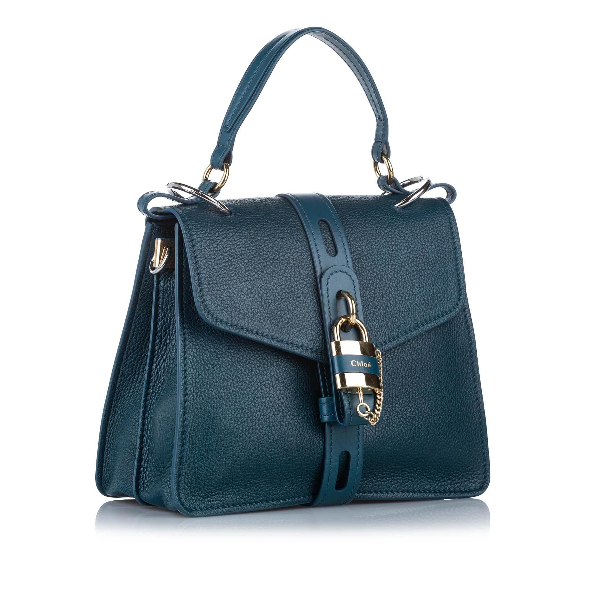 Chloe Medium Aby Leather Satchel (SHG-37643)