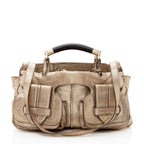 Chloe Metallic Lambskin Saskia Medium Satchel (SHF-22482)