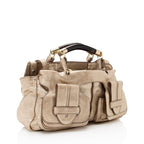 Chloe Metallic Lambskin Saskia Medium Satchel (SHF-22482)