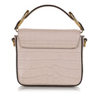 Chloe Mini C Embossed Leather Satchel (SHG-33404)