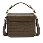 Chloe Mini C Embossed Leather Satchel (SHG-mgwxli)