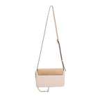 Chloe Neutral Suede & Calfskin Leather Small Faye Crossbody Bag