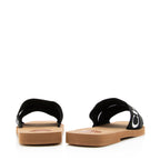 Chloe Nylon Logo Slide Sandals - Size 11 / 41 (SHF-19969)