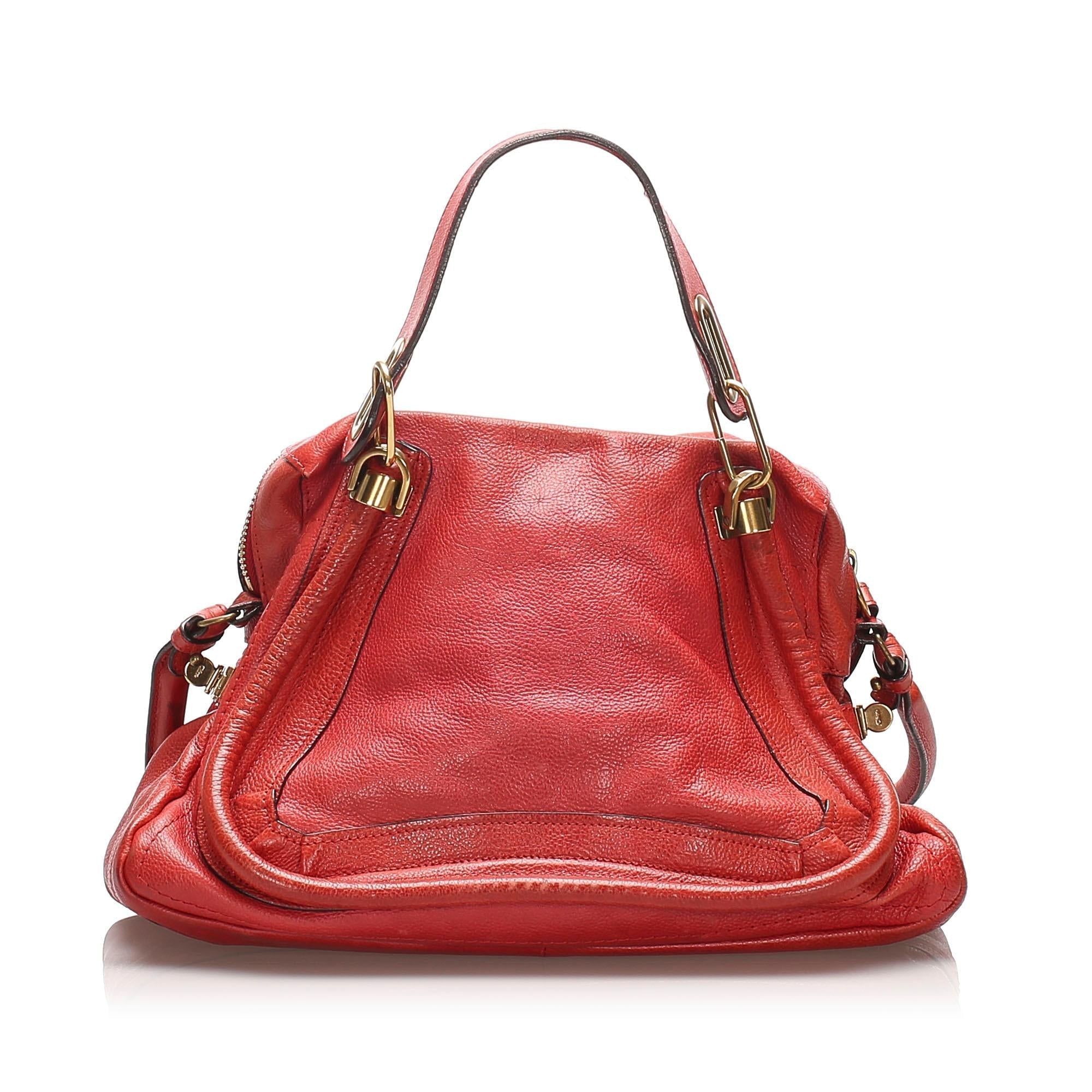 Chloe Paraty Leather Satchel (SHG-15928)