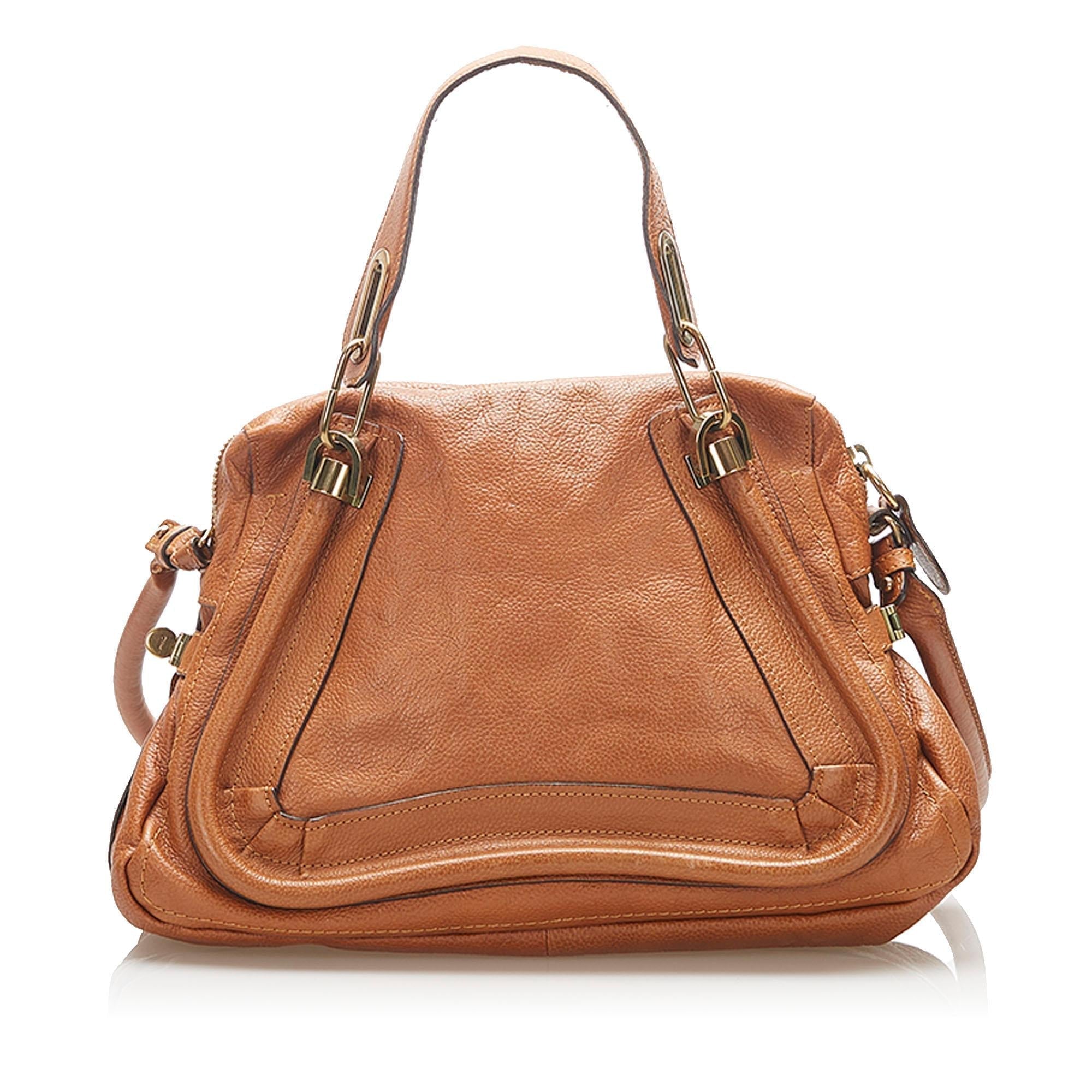 Chloe Paraty Leather Satchel (SHG-22360)