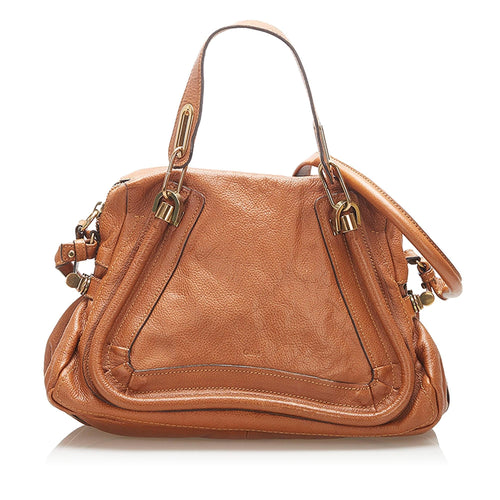 Chloe Paraty Leather Satchel (SHG-22360)