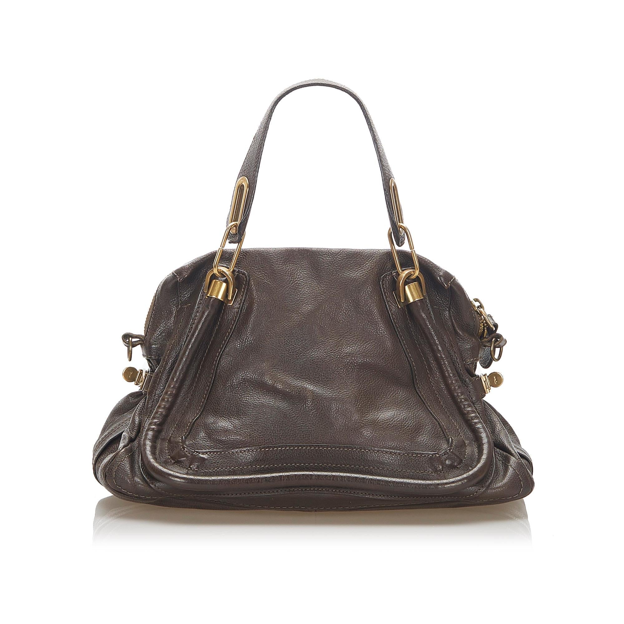 Chloe Paraty Leather Satchel (SHG-22368)