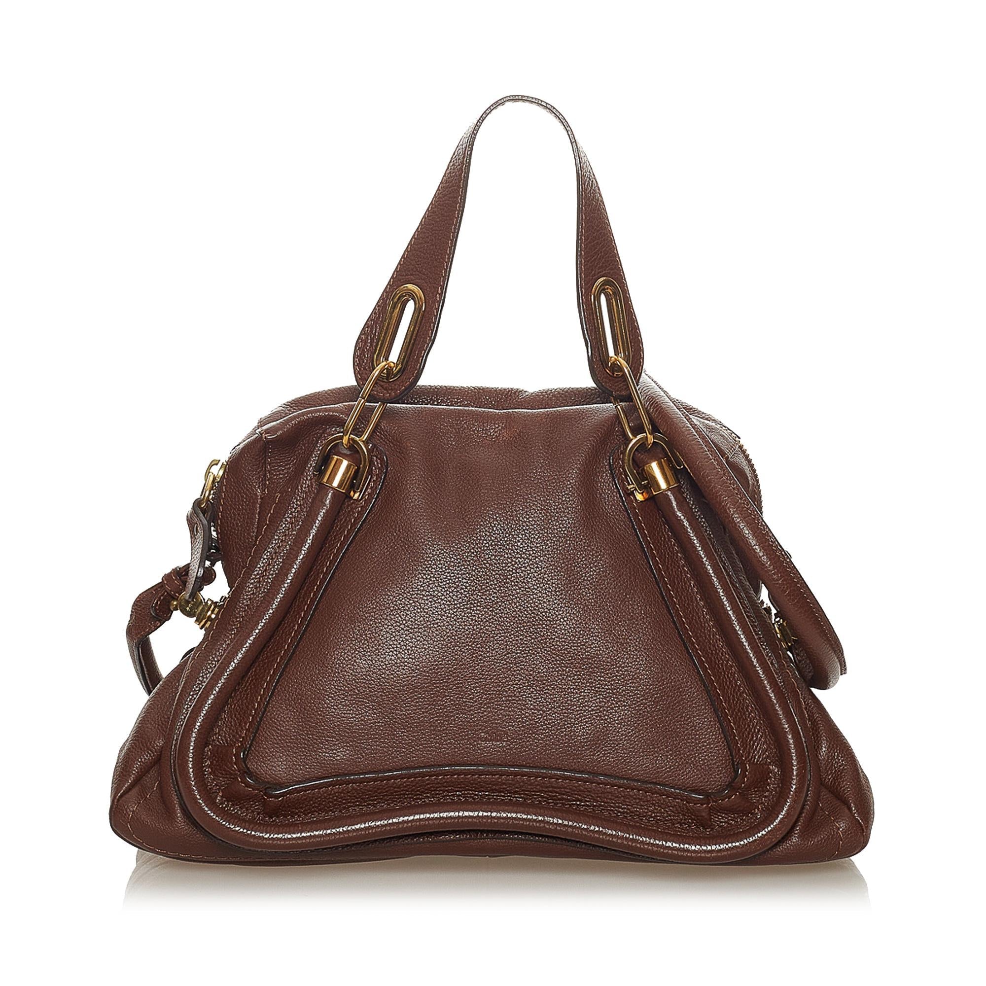 Chloe Paraty Leather Satchel (SHG-28841)