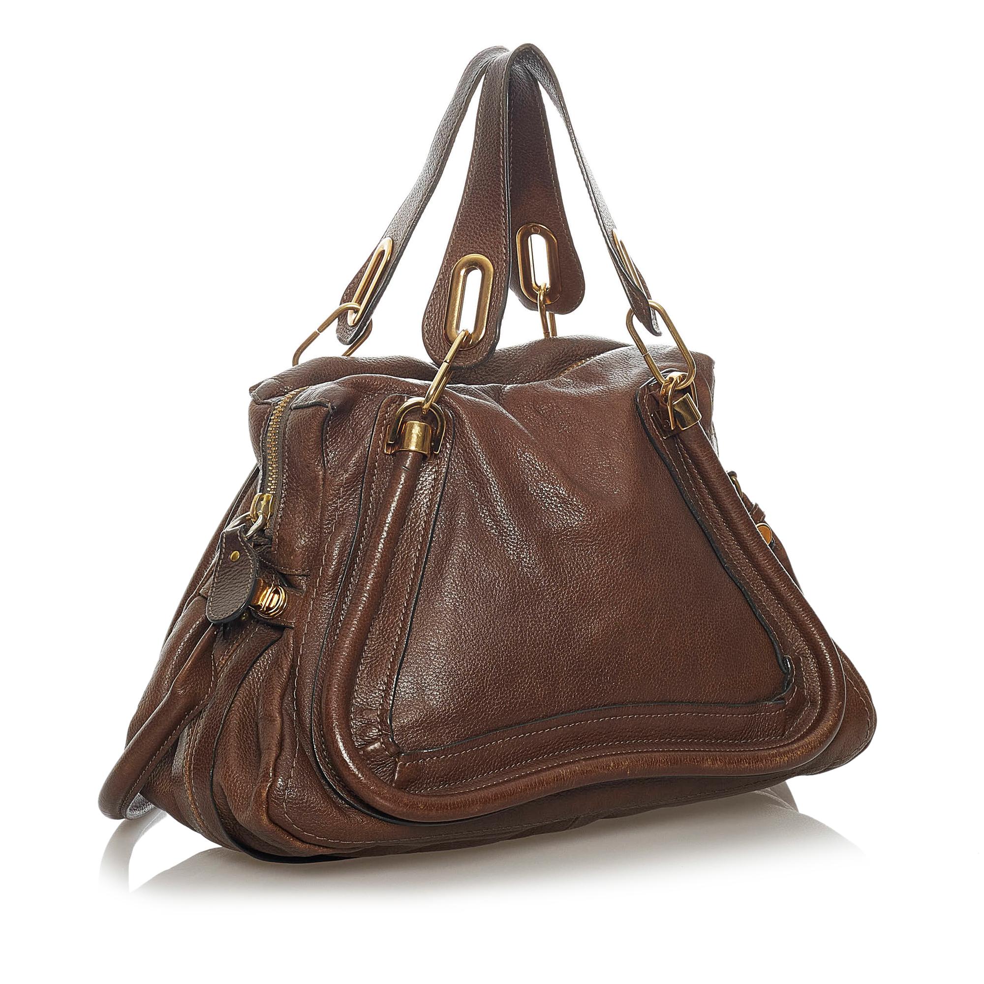 Chloe Paraty Leather Satchel (SHG-29020)