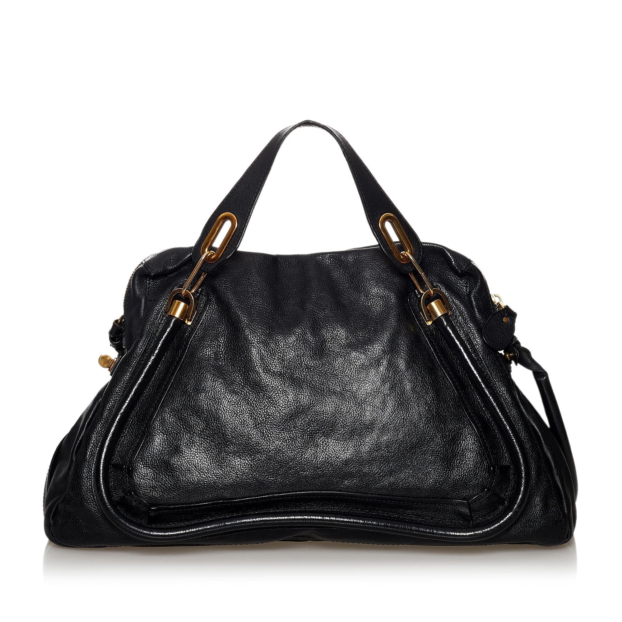 Chloe Paraty Leather Satchel (SHG-29858)