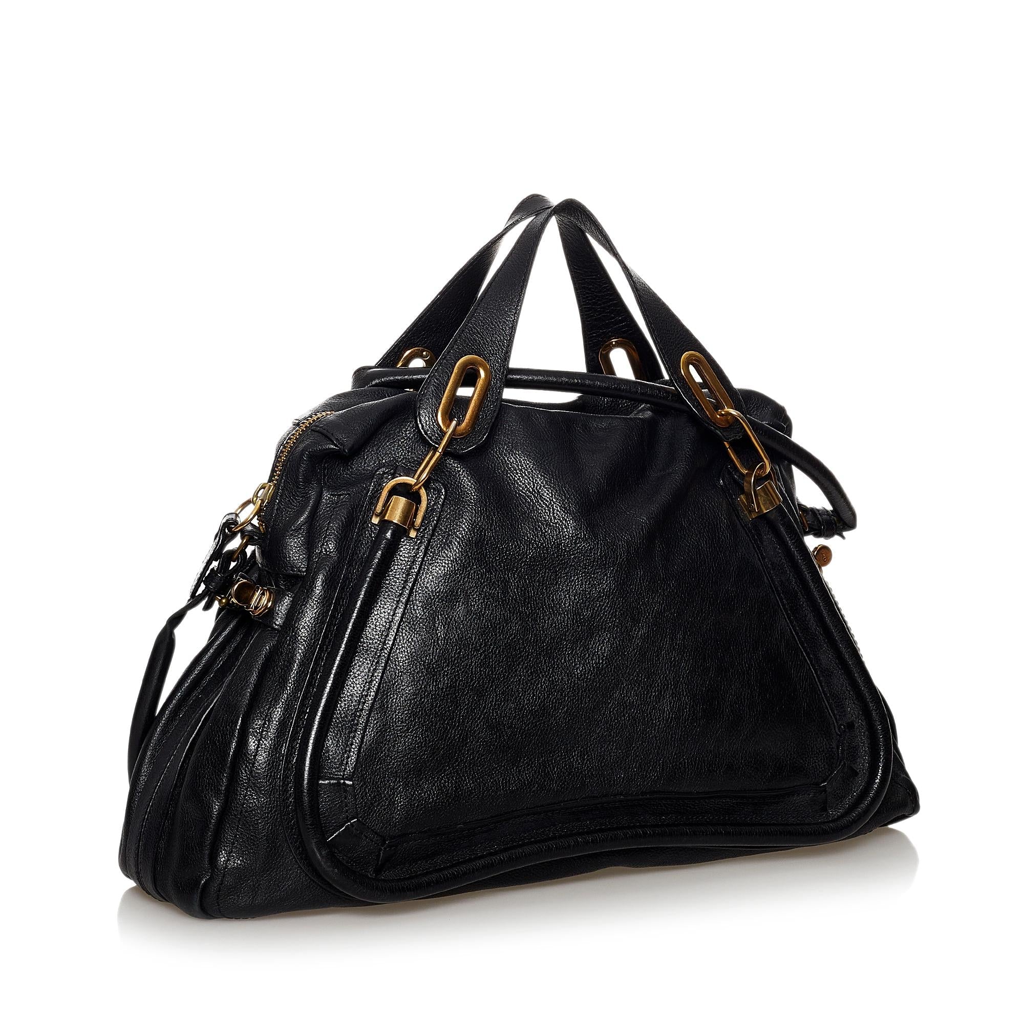 Chloe Paraty Leather Satchel (SHG-29858)