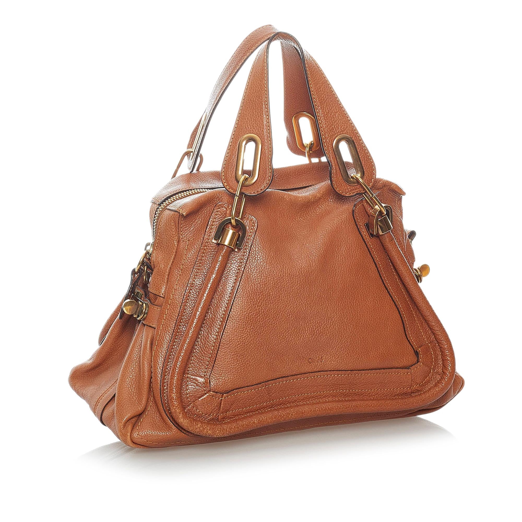 Chloe Paraty Leather Satchel (SHG-31340)
