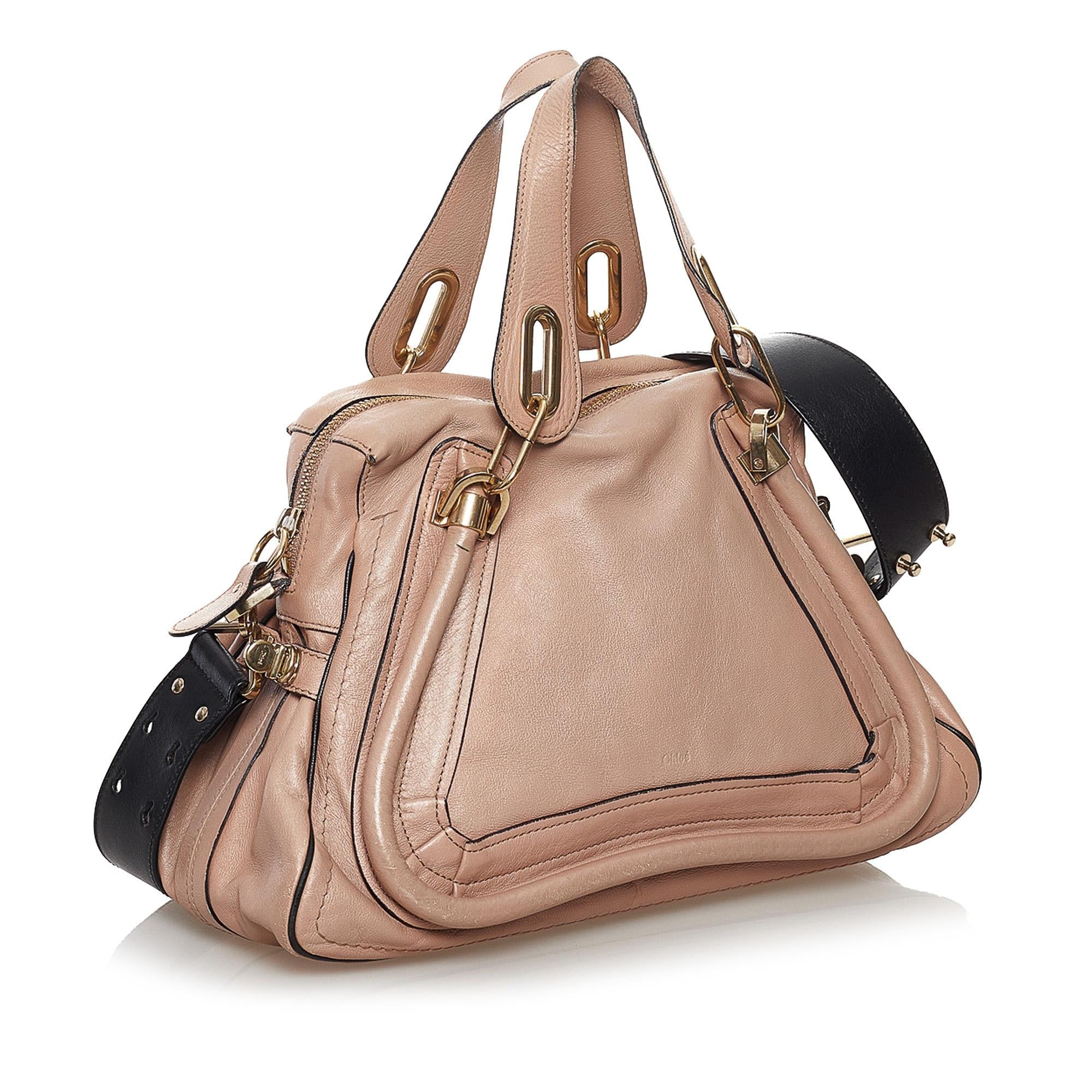 Chloe Paraty Leather Satchel (SHG-32607)