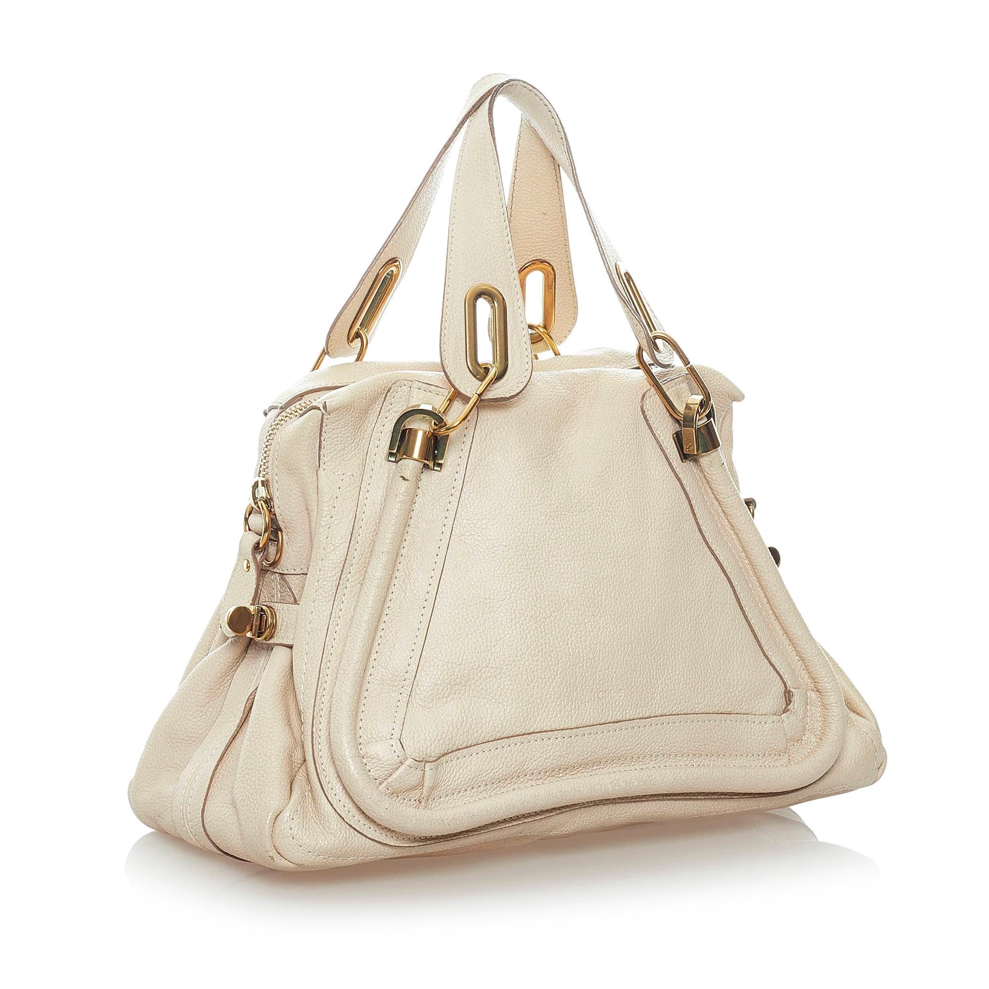 Chloe Paraty Leather Satchel (SHG-33390)