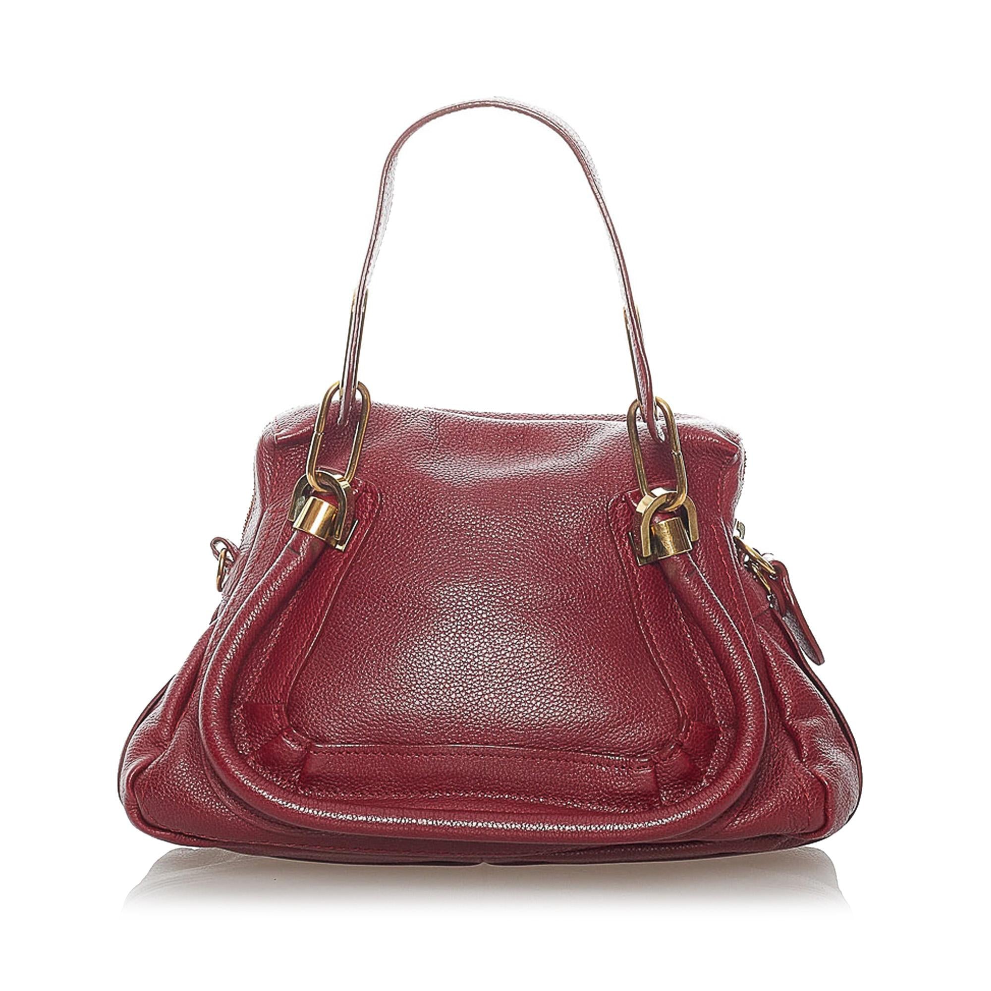 Chloe Paraty Leather Satchel (SHG-33905)