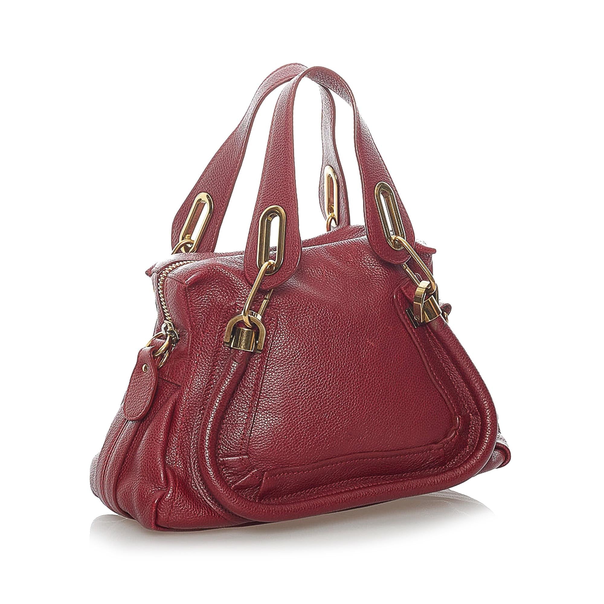 Chloe Paraty Leather Satchel (SHG-33905)