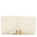 Chloe Quilted Leather Alphabet Wallet (SHF-20287)