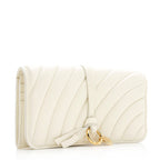 Chloe Quilted Leather Alphabet Wallet (SHF-20287)