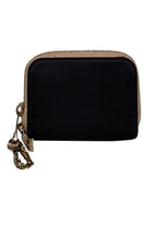 Chloe - Sage Green & Black Small Leather Wallet
