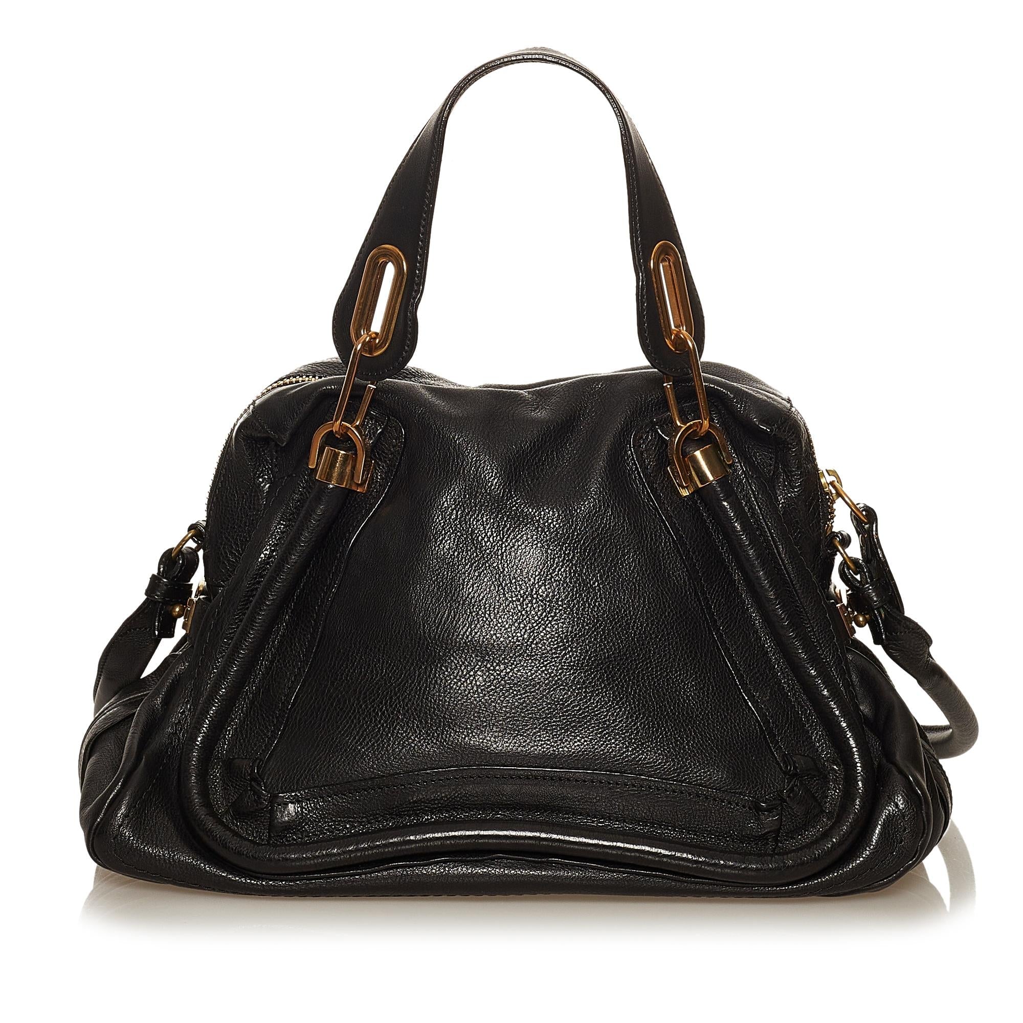 Chloe Small Paraty Leather Satchel (SHG-3uFIz6)