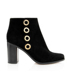 Chloe Suede Grommet Booties - Size 8 / 38 (SHF-19874)