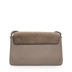 Chloe Suede Studded Small Faye Shoulder Bag - FINAL SALE (SHF-17184)
