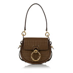 Chloe Tess Embossed Leather Satchel (SHG-34299)