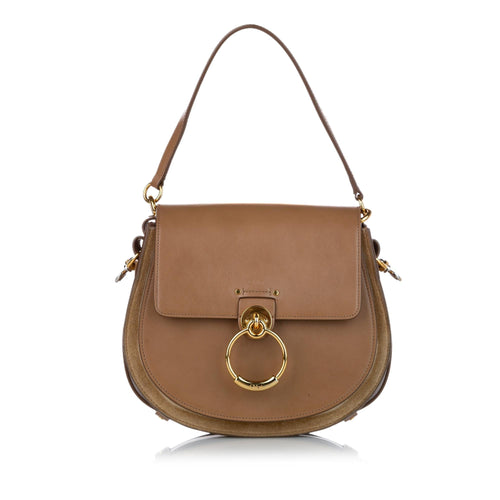 Chloe Tess Leather Satchel (SHG-27945)