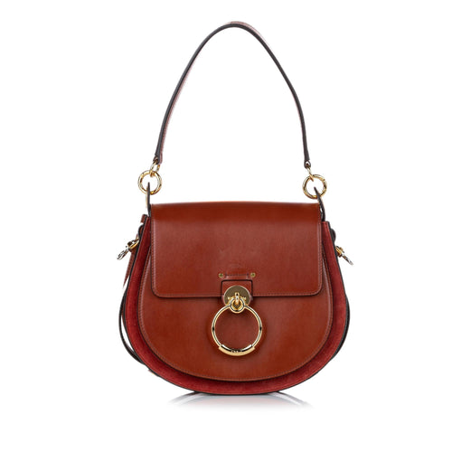 Chloe Tess Leather Satchel (SHG-29658)