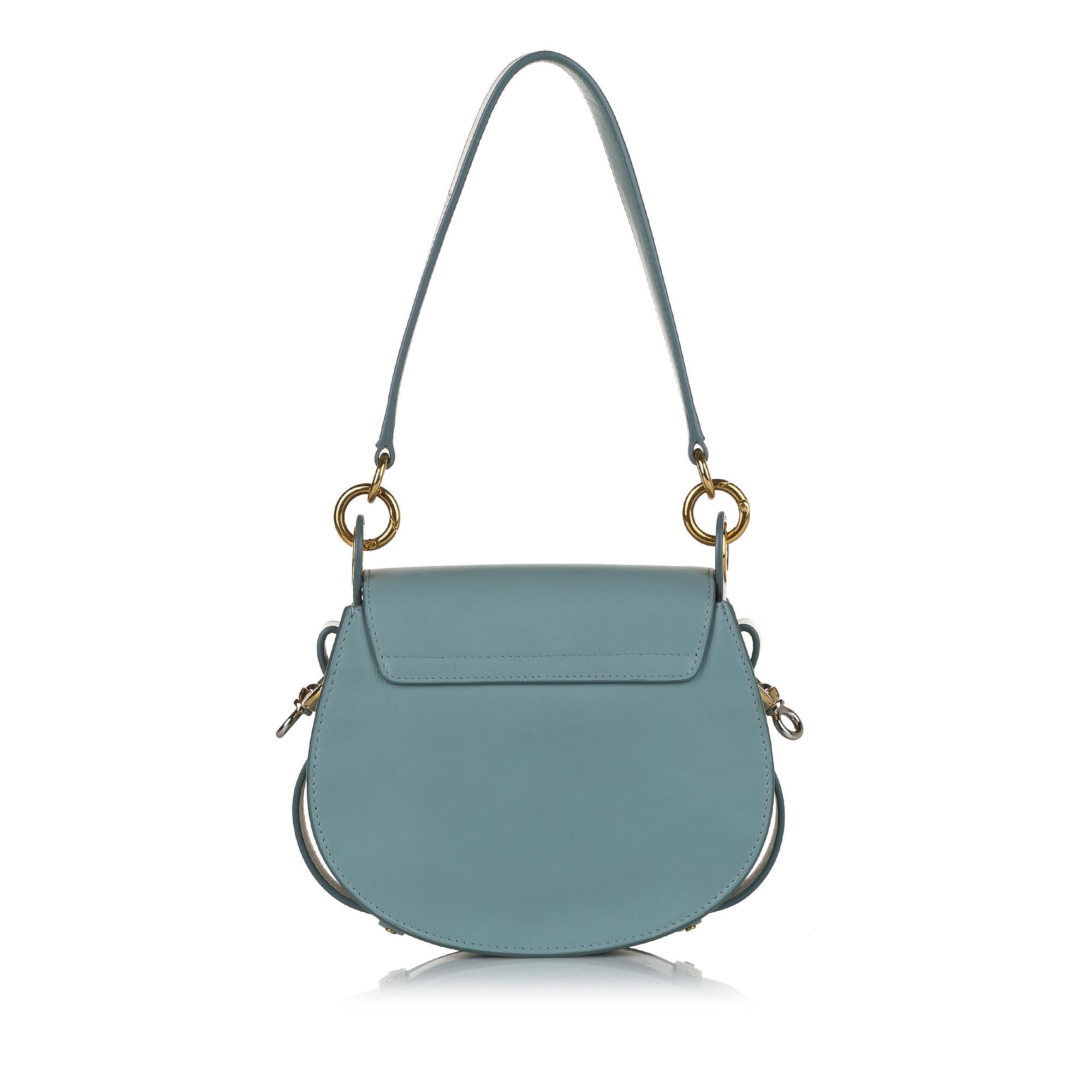 Chloe Tess Leather Satchel (SHG-33695)