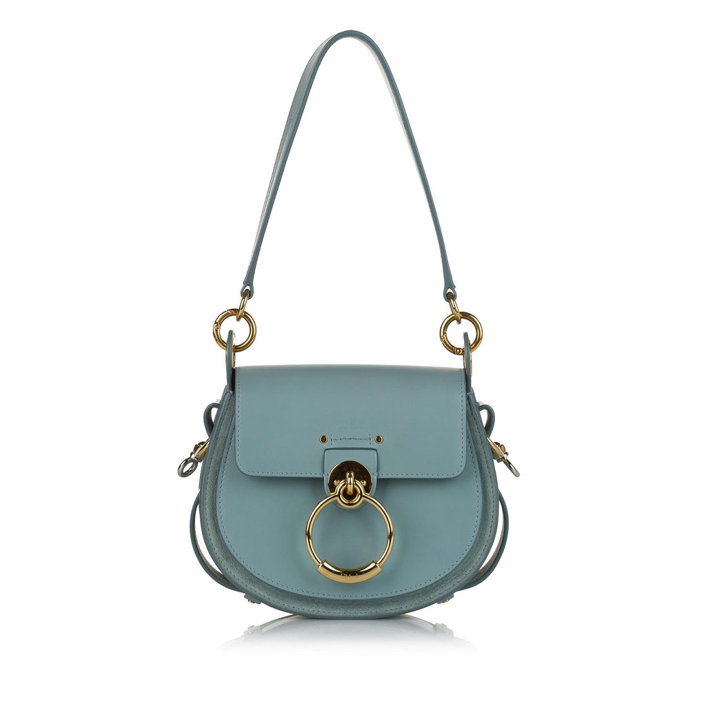 Chloe Tess Leather Satchel (SHG-33695)