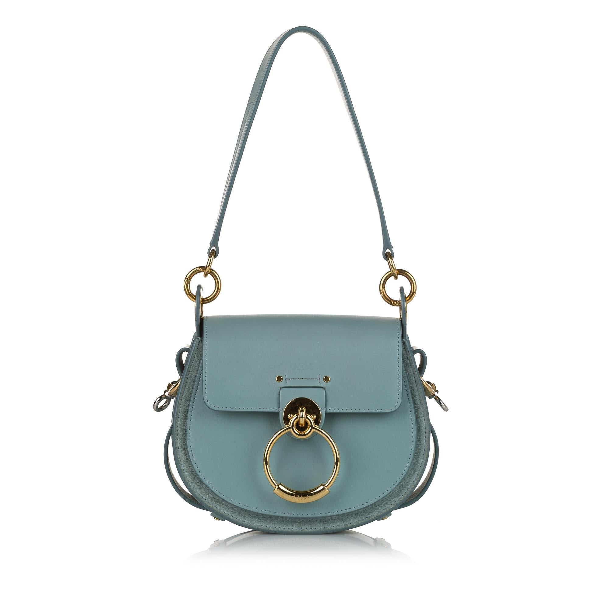 Chloe Tess Leather Satchel (SHG-33695)