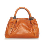 Chloe Victoria Leather Satchel (SHG-23781)